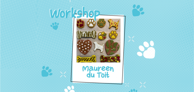 Workshop: Hon­den­koek­jes versieren in vrolijke kleuren (Maureen du Toit)